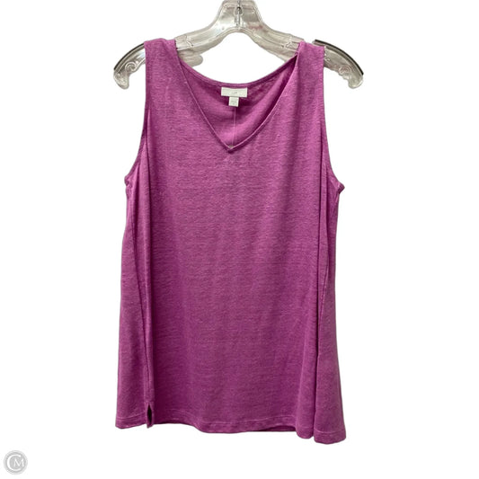 Top Sleeveless By J. Jill In Purple, Size: S