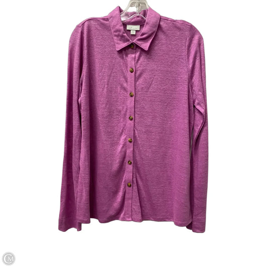 Top Long Sleeve By J. Jill In Purple, Size: S