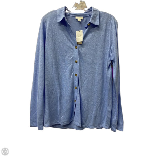 Top Long Sleeve By J. Jill In Blue, Size: S