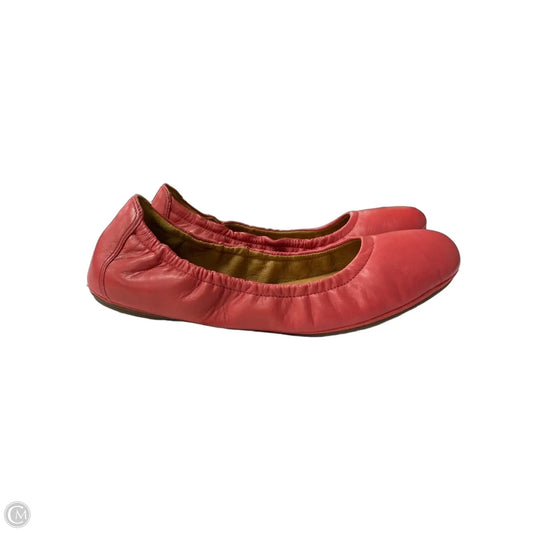 Shoes Flats By Clarks In Red, Size: 8