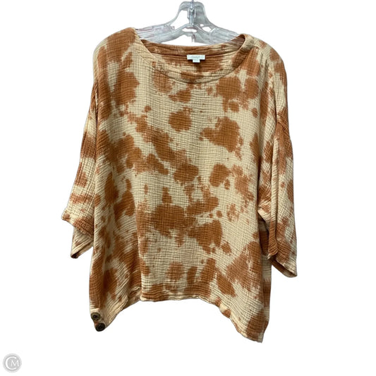 Top 3/4 Sleeve By Pure Jill In Orange, Size: M