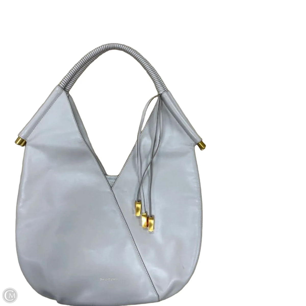 Handbag Leather By Donna Karan, Size: Large