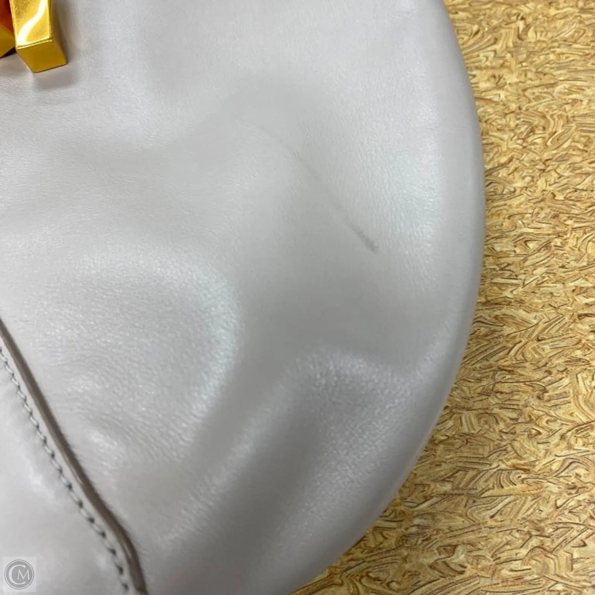 Handbag Leather By Donna Karan, Size: Large