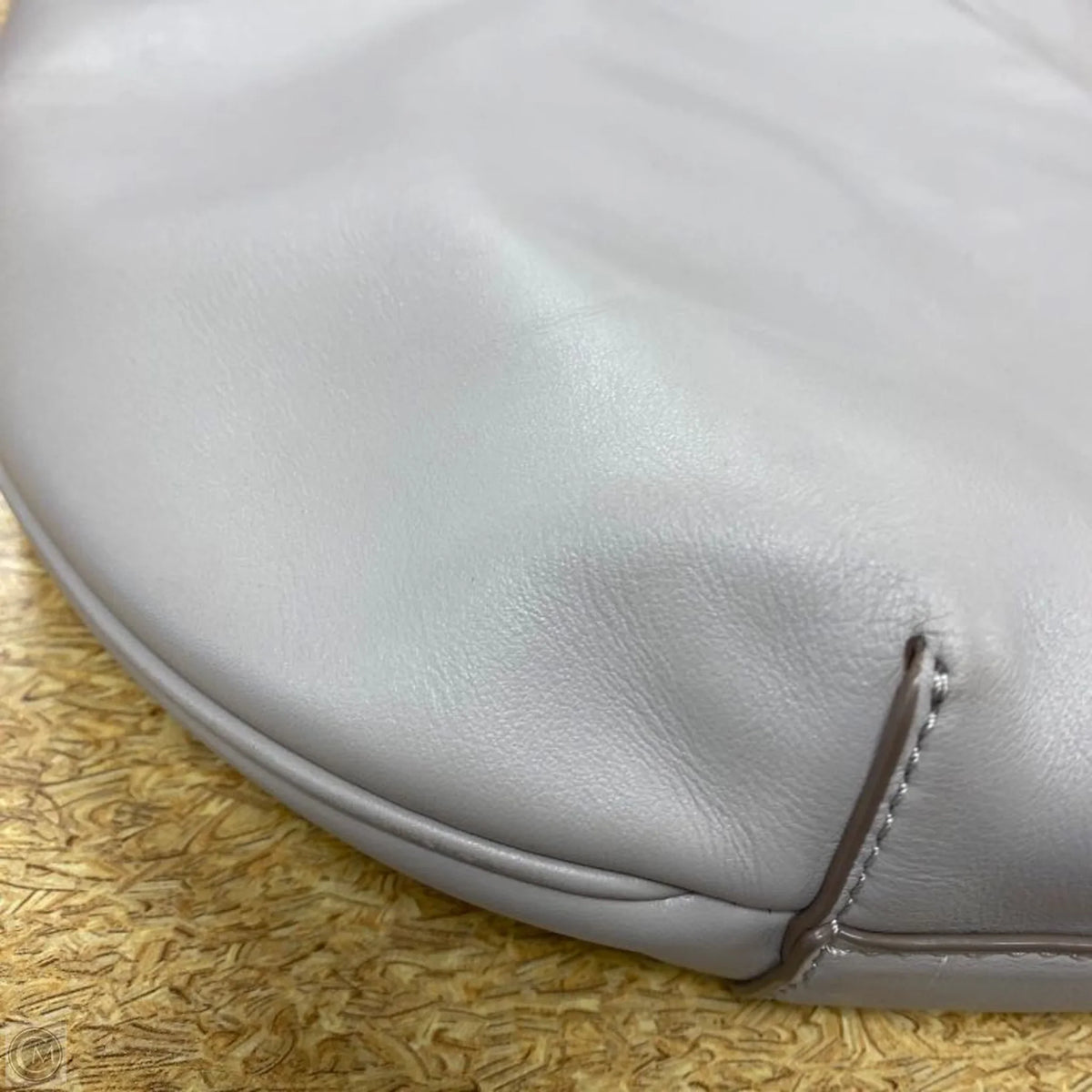 Handbag Leather By Donna Karan, Size: Large