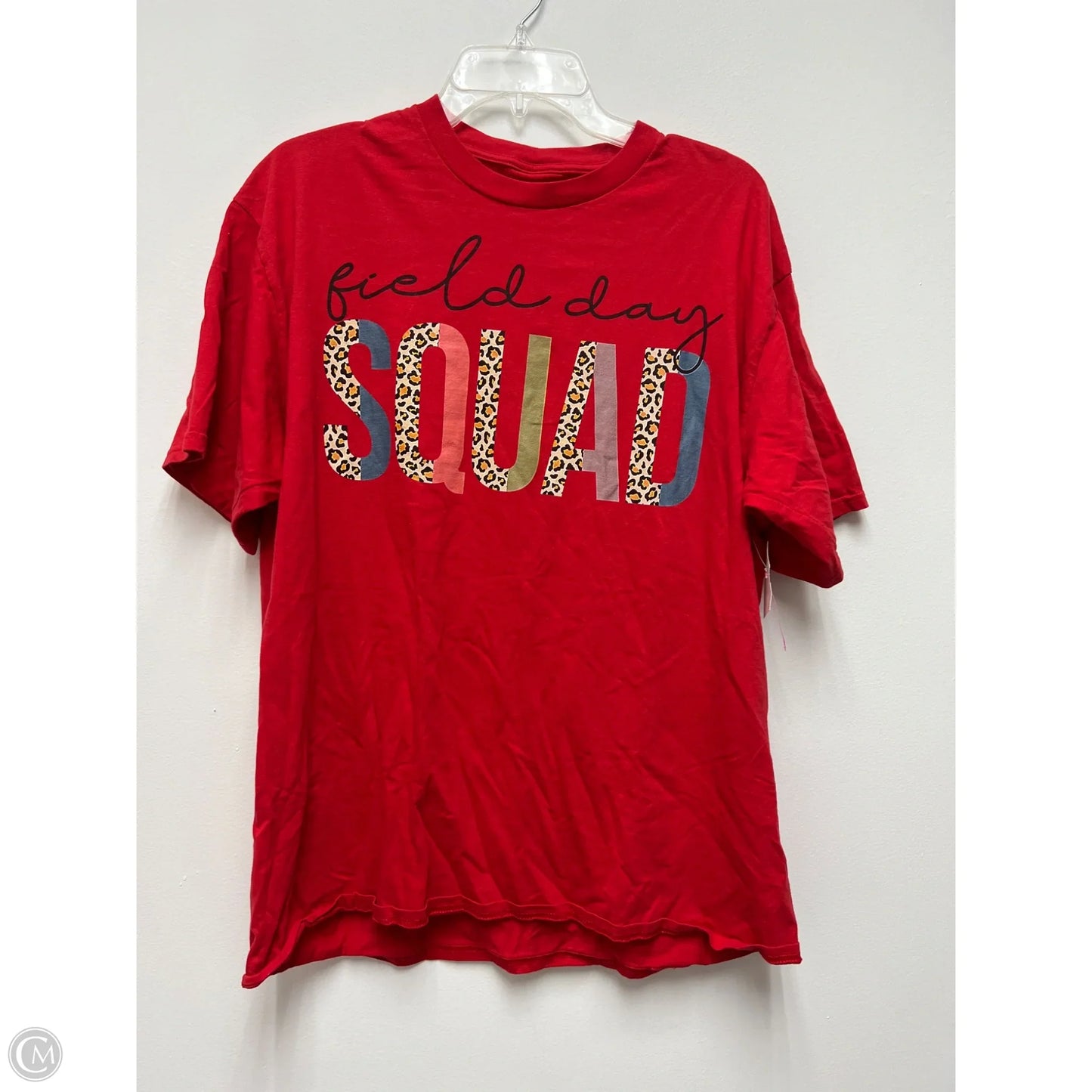 Top Short Sleeve By Clothes Mentor In Red, Size: Xxl