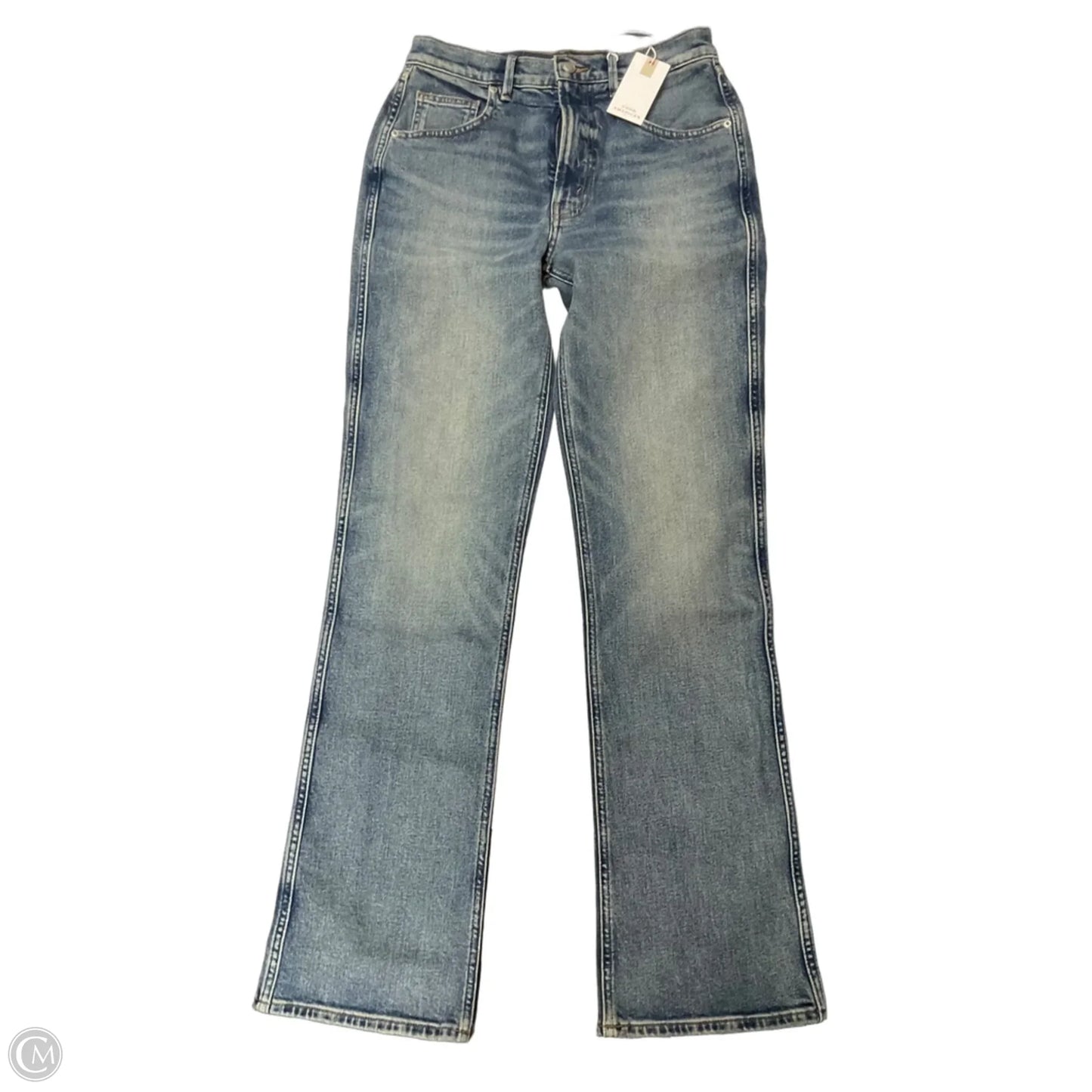 Jeans Boot Cut By Good American In Blue Denim, Size: 4