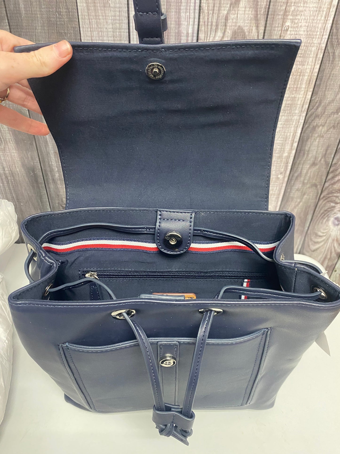 Backpack By Tommy Hilfiger, Size: Large