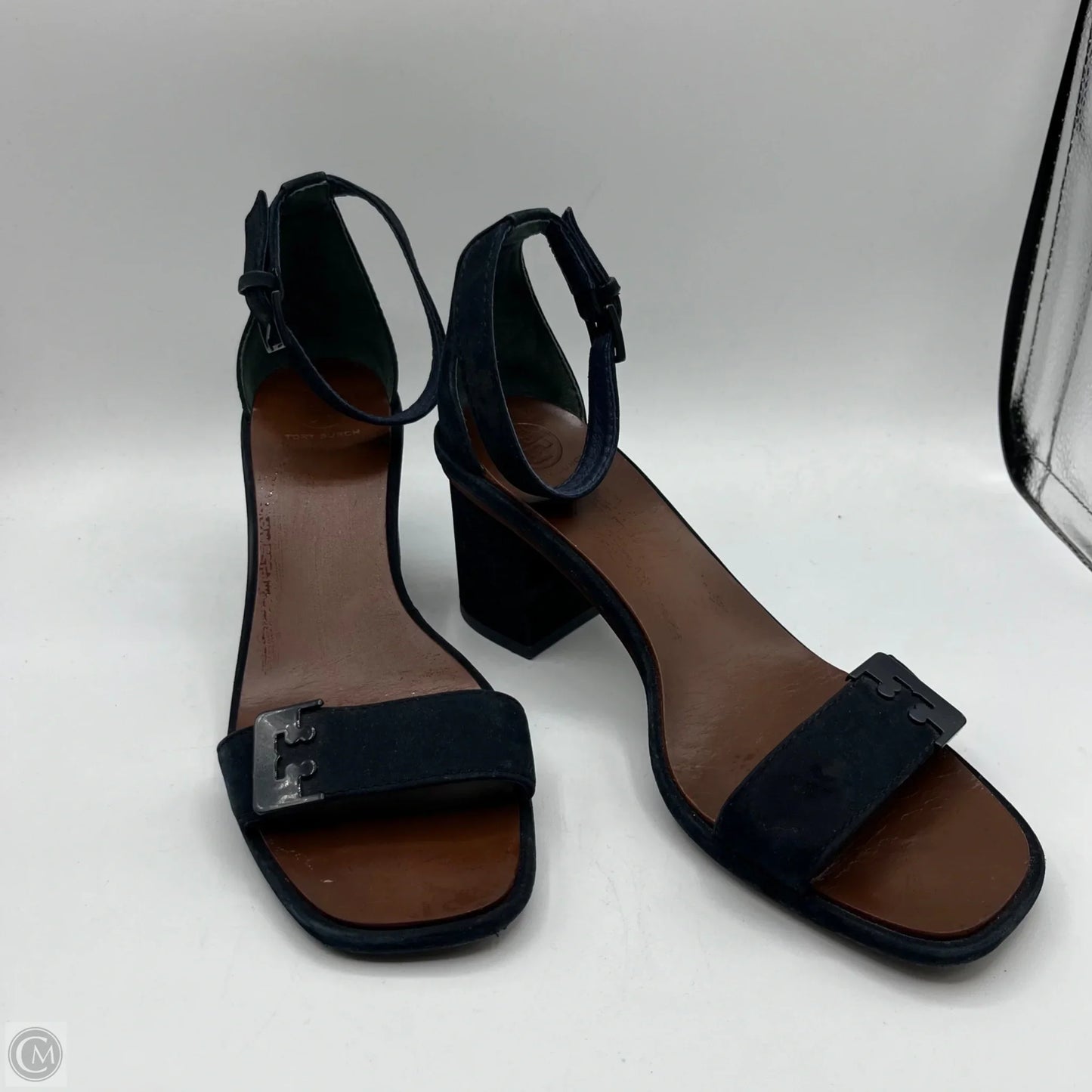 Sandals Designer By Tory Burch In Blue, Size: 8