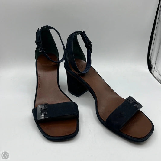 Sandals Designer By Tory Burch In Blue, Size: 8