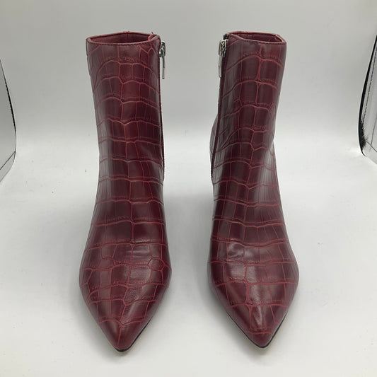 Boots Ankle Heels By Marc Fisher In Red, Size: 6