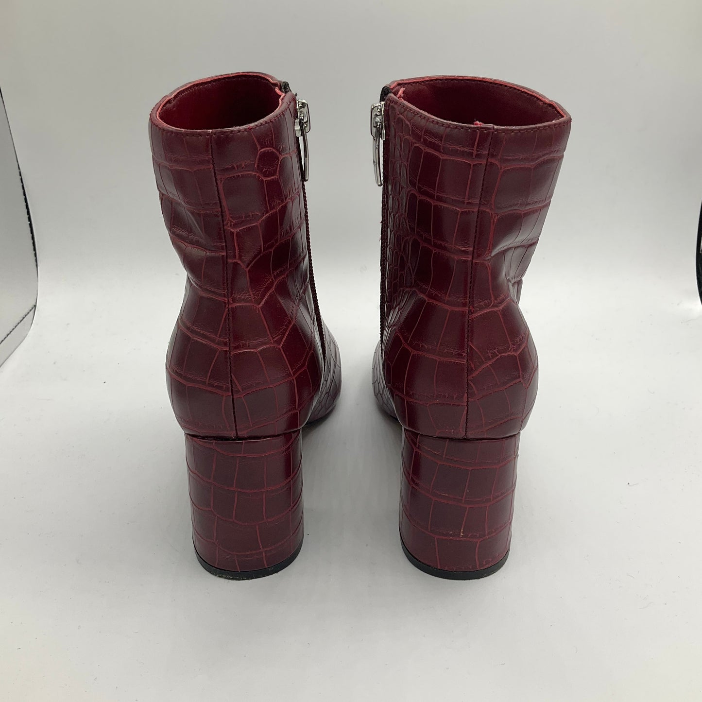 Boots Ankle Heels By Marc Fisher In Red, Size: 6