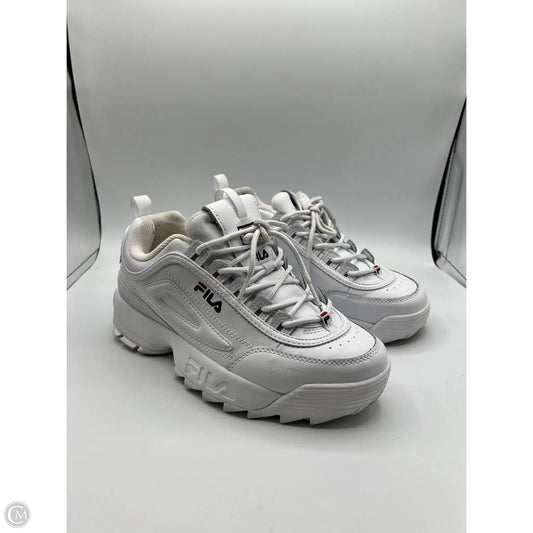 Shoes Sneakers By Fila In White, Size: 8.5