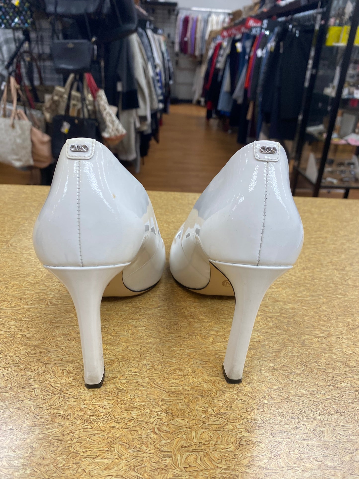 Shoes Heels Stiletto By Michael By Michael Kors In White, Size: 10