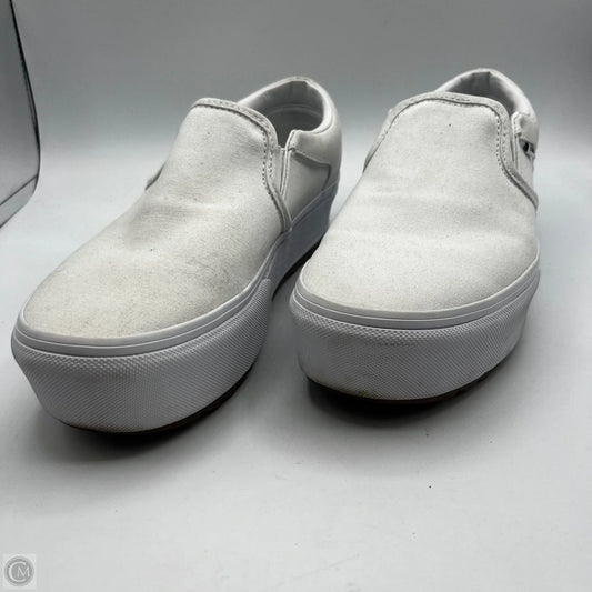 Shoes Sneakers By Vans In White, Size: 9.5