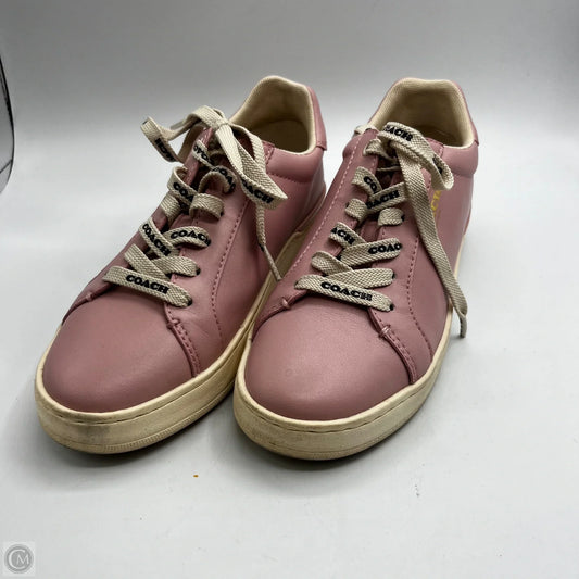 Shoes Designer By Coach In Pink, Size: 6