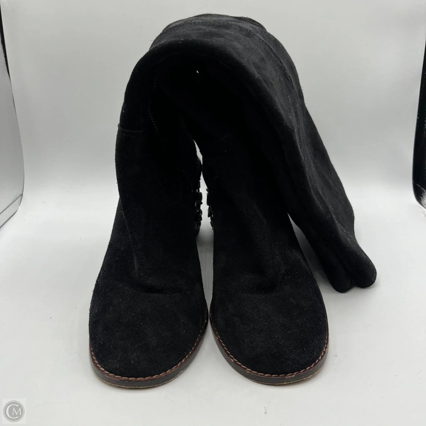 Boots Designer By Coach In Black, Size: 8