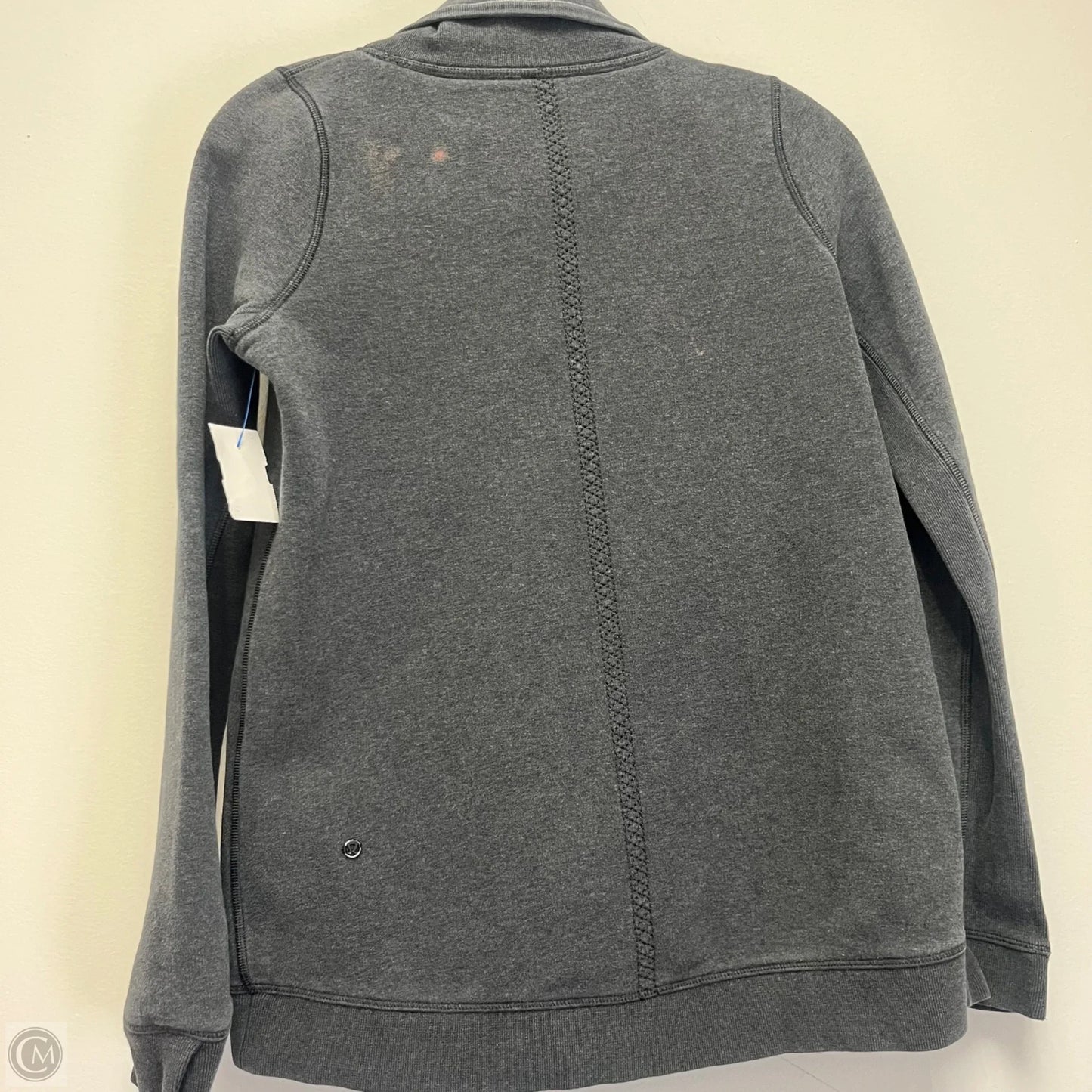 Sweatshirt Collar By Lululemon In Grey, Size: S