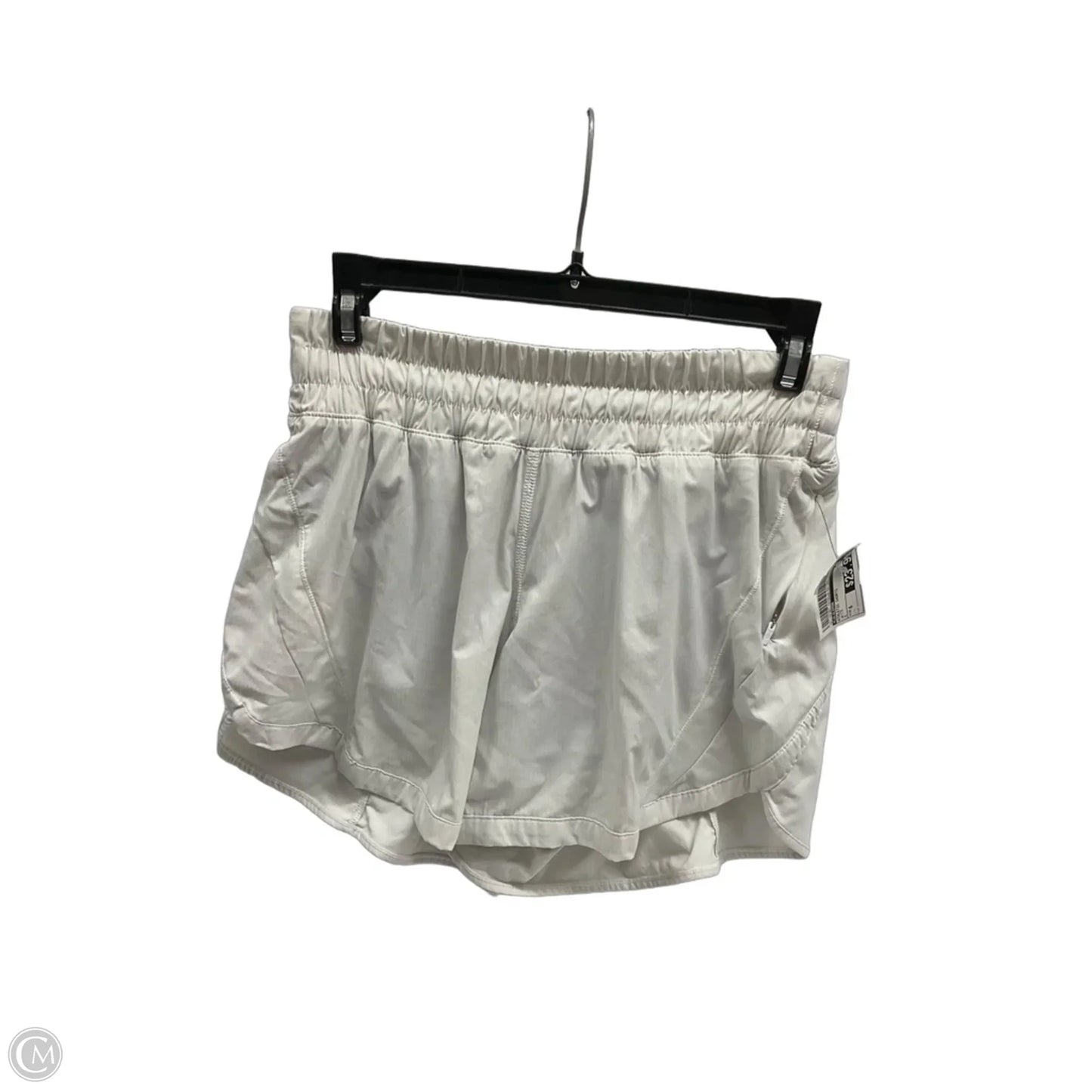Athletic Shorts By Lululemon In White, Size: 6