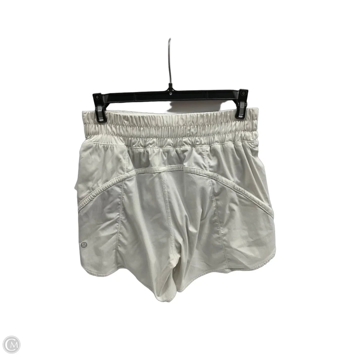Athletic Shorts By Lululemon In White, Size: 6