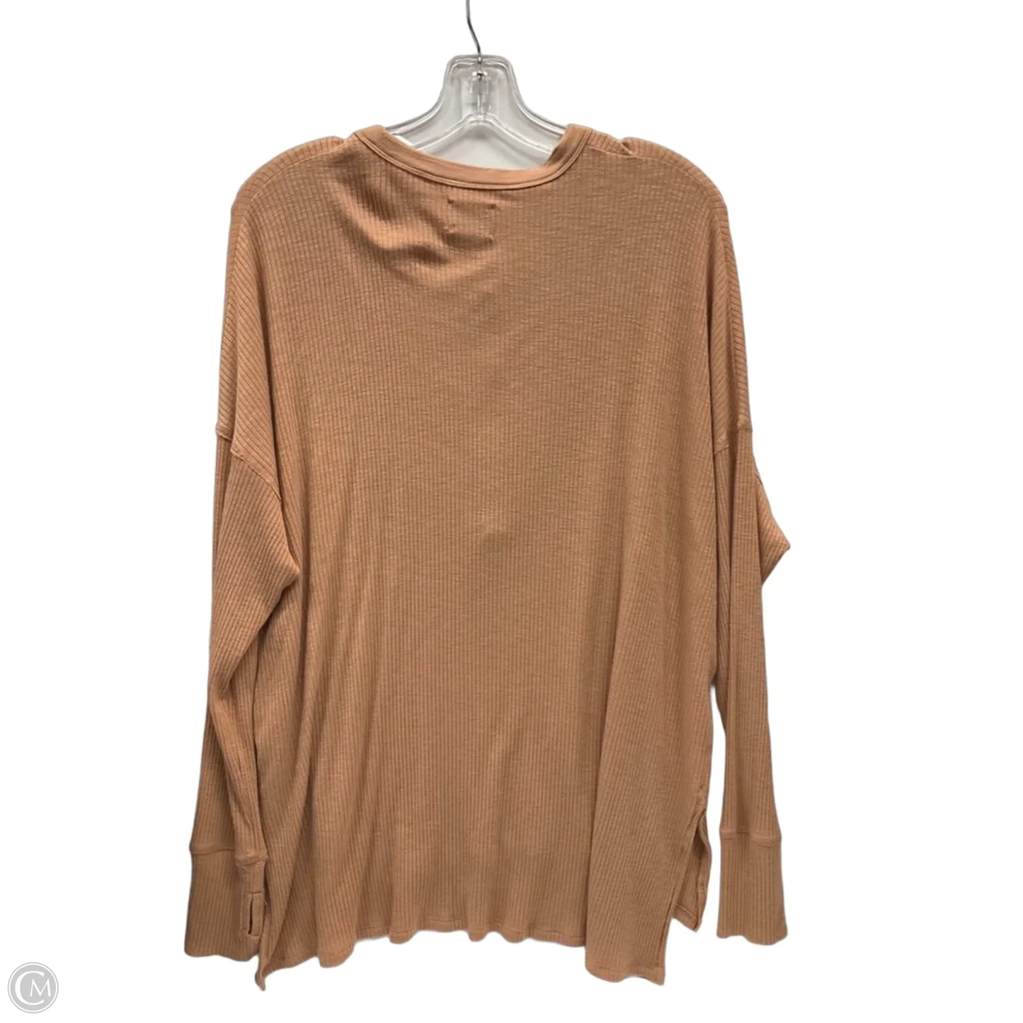 Top Long Sleeve By Offline In Orange, Size: M