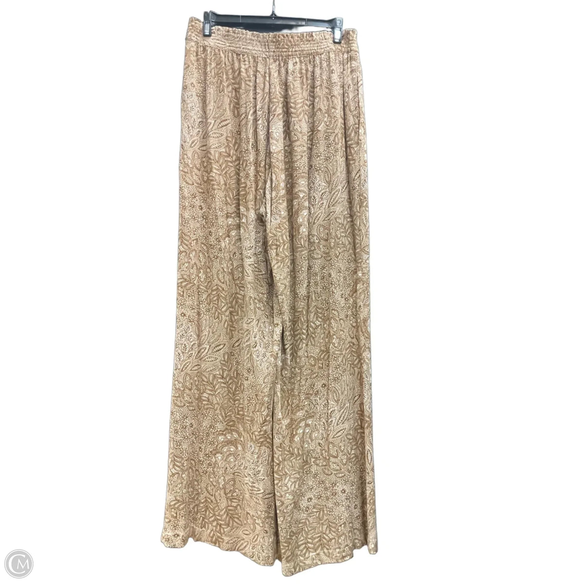 Pants Wide Leg By Be Cool In Brown, Size: M