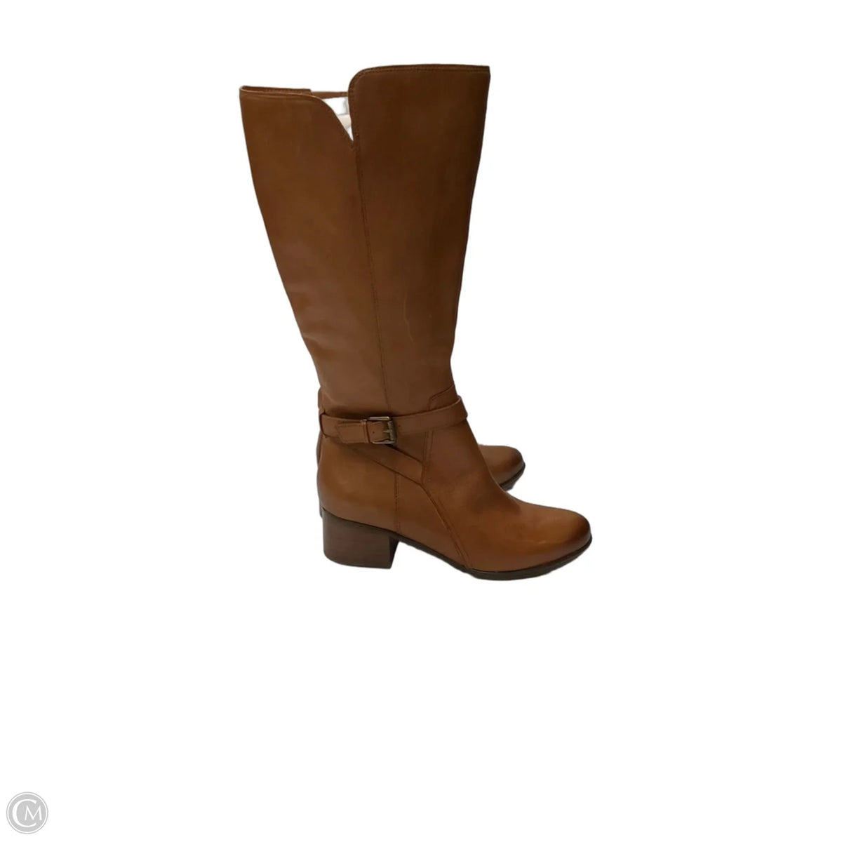 Boots Knee Heels By Naturalizer In Brown, Size: 9