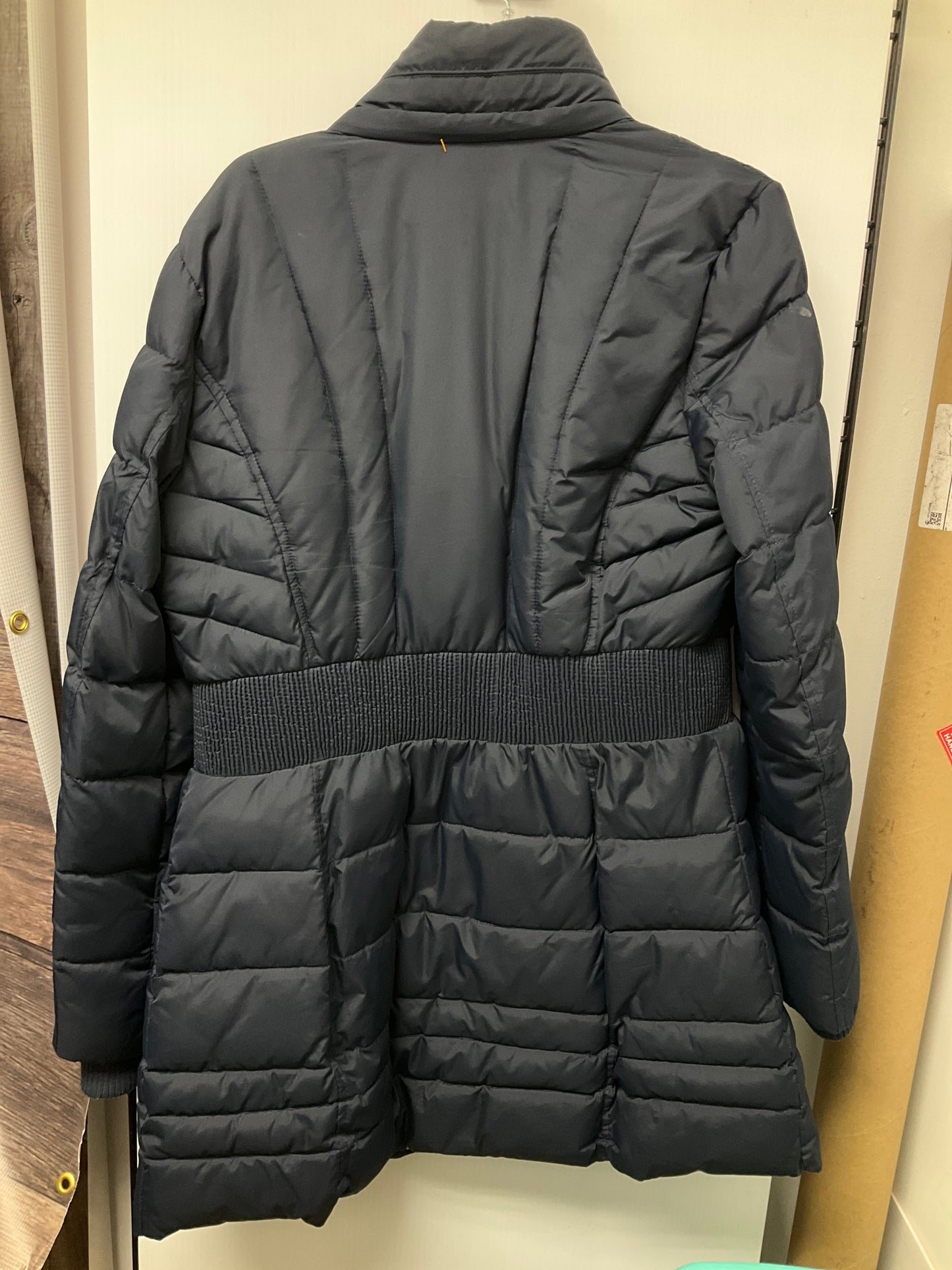 Coat Puffer & Quilted By Laundry In Navy, Size: L