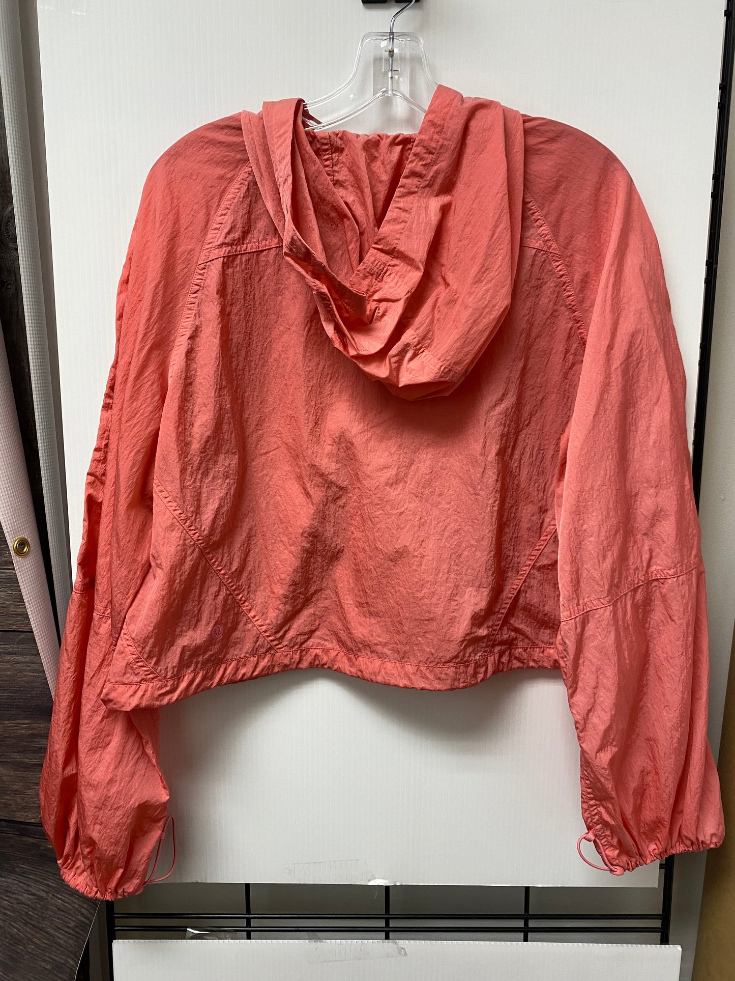 Athletic Jacket By Lululemon In Pink, Size: 10