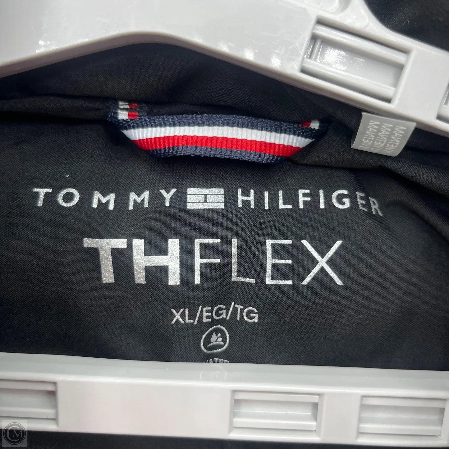 Coat Puffer & Quilted By Tommy Hilfiger In Black, Size: Xl