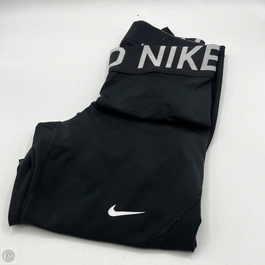 Athletic Leggings By Nike In Black, Size: S
