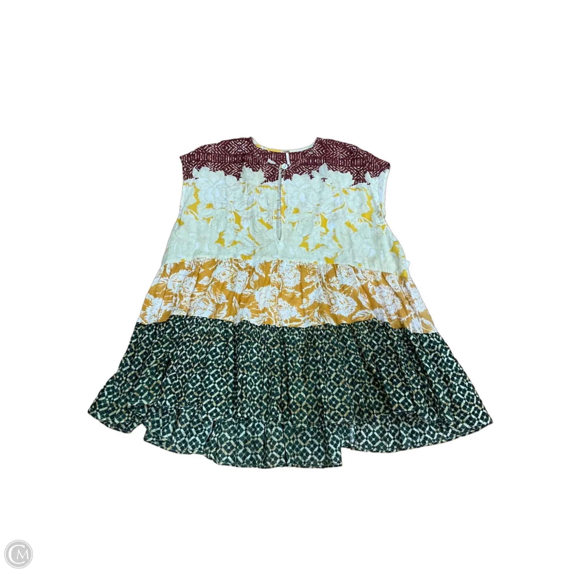 free people casual dress Cecelia Midi Palma Combo / Medium breezy styleperfect as a Free People midi dress for weddings Dress Casual Short By Free