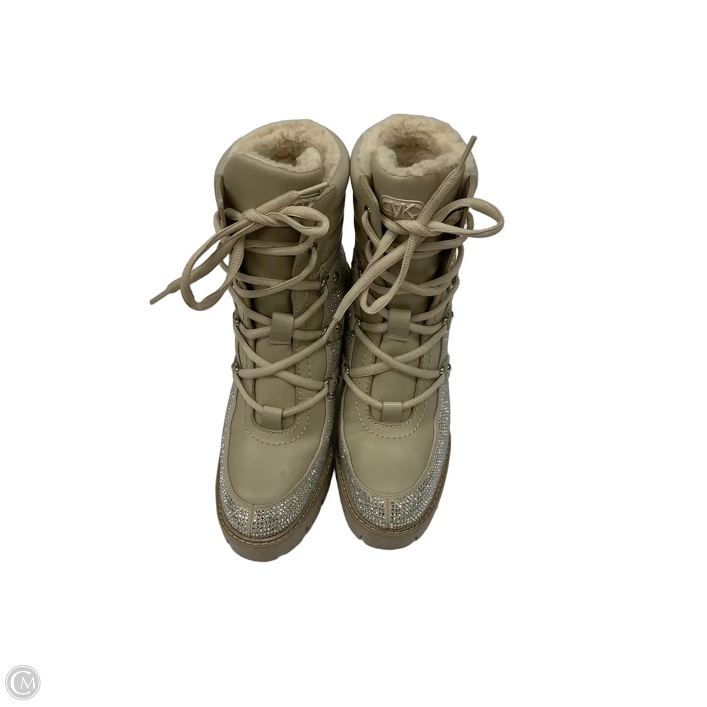Boots Ankle Heels By Michael By Michael Kors In Tan, Size: 9