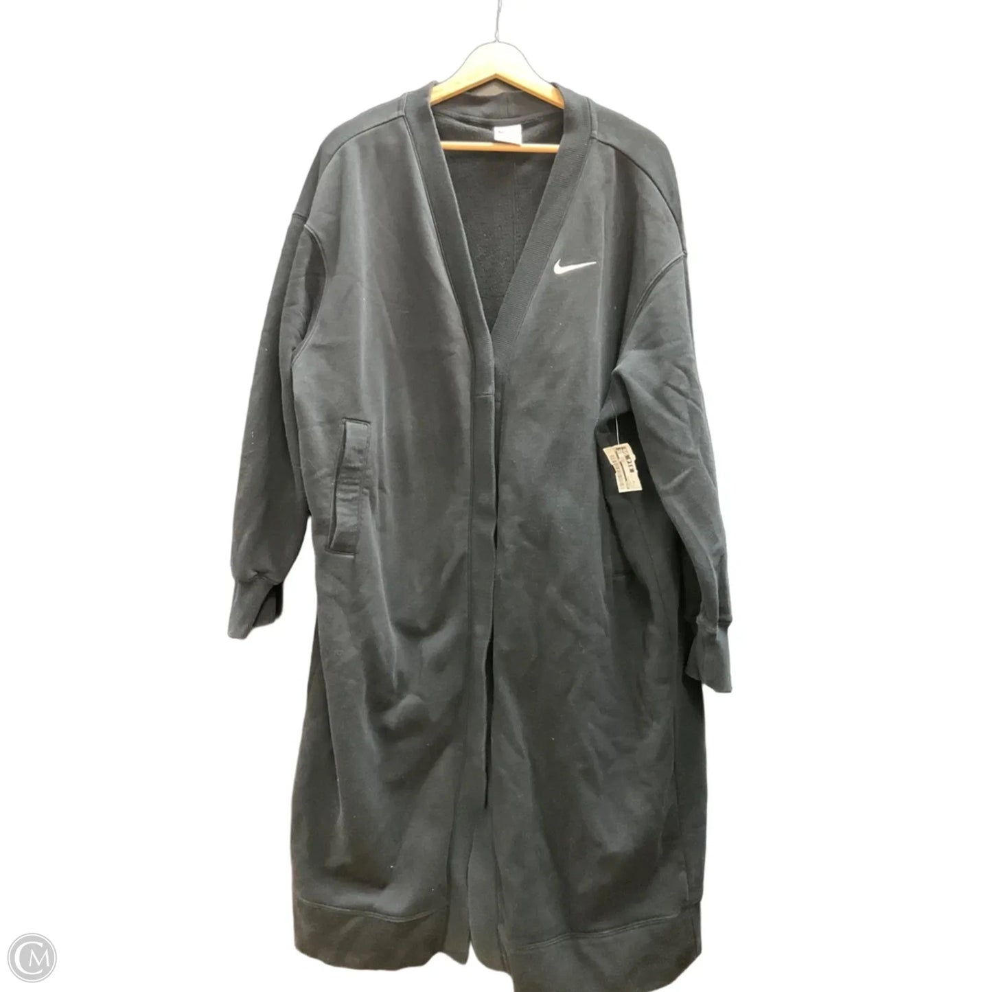 Cardigan By Nike In Black, Size: M