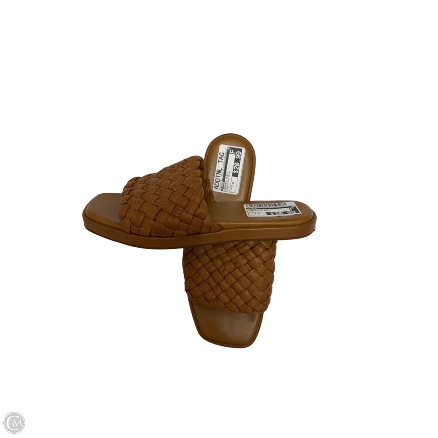 Sandals Flats By Vince In Camouflage Print, Size: 7.5