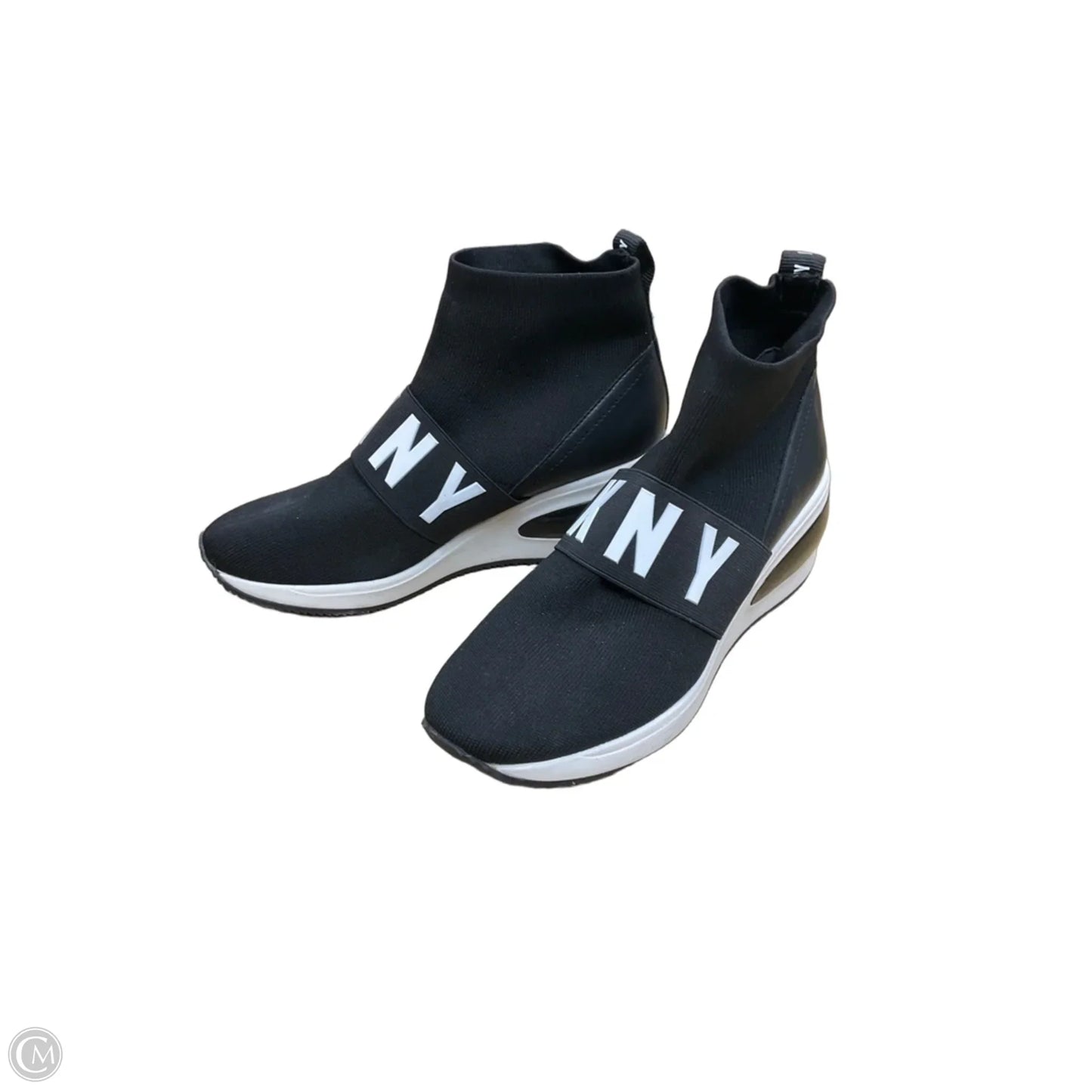 Shoes Sneakers By Dkny In Black, Size: 9