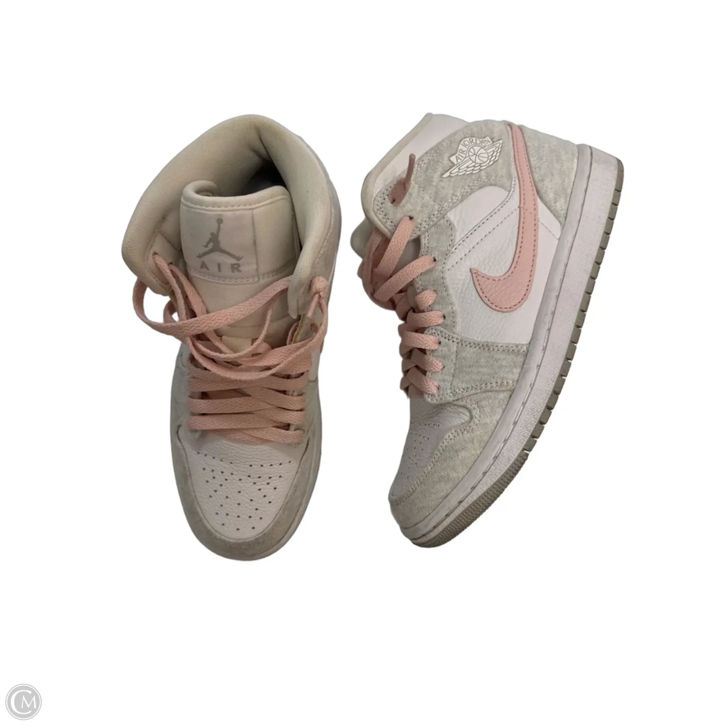 Shoes Sneakers By Nike In Grey & Pink, Size: 6.5