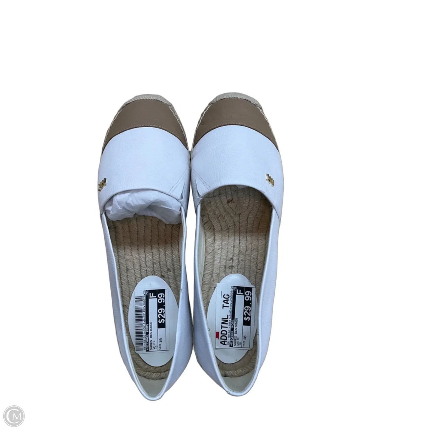 Shoes Designer By Michael Kors In White, Size: 10
