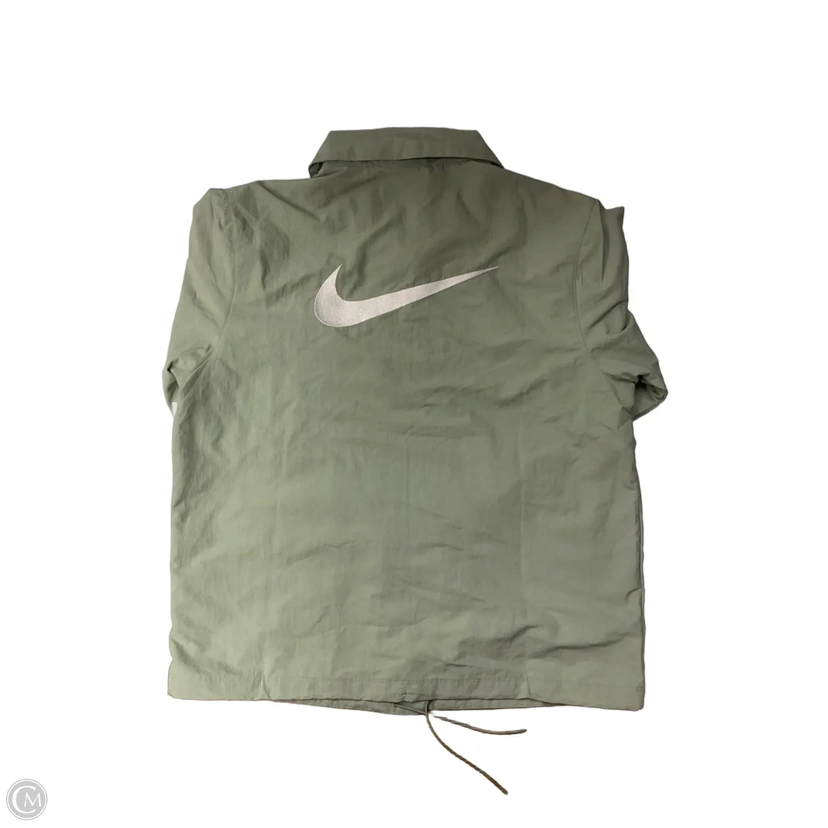 Athletic Jacket By Nike Apparel In Green, Size: S
