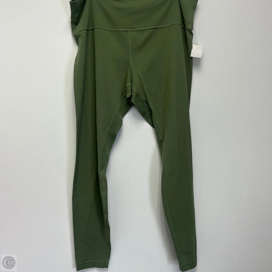 Athletic Leggings By Lululemon In Green, Size: 18
