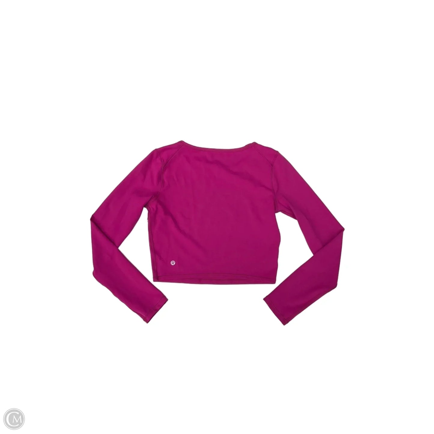 Athletic Top Long Sleeve Crewneck By Lululemon In Purple, Size: L