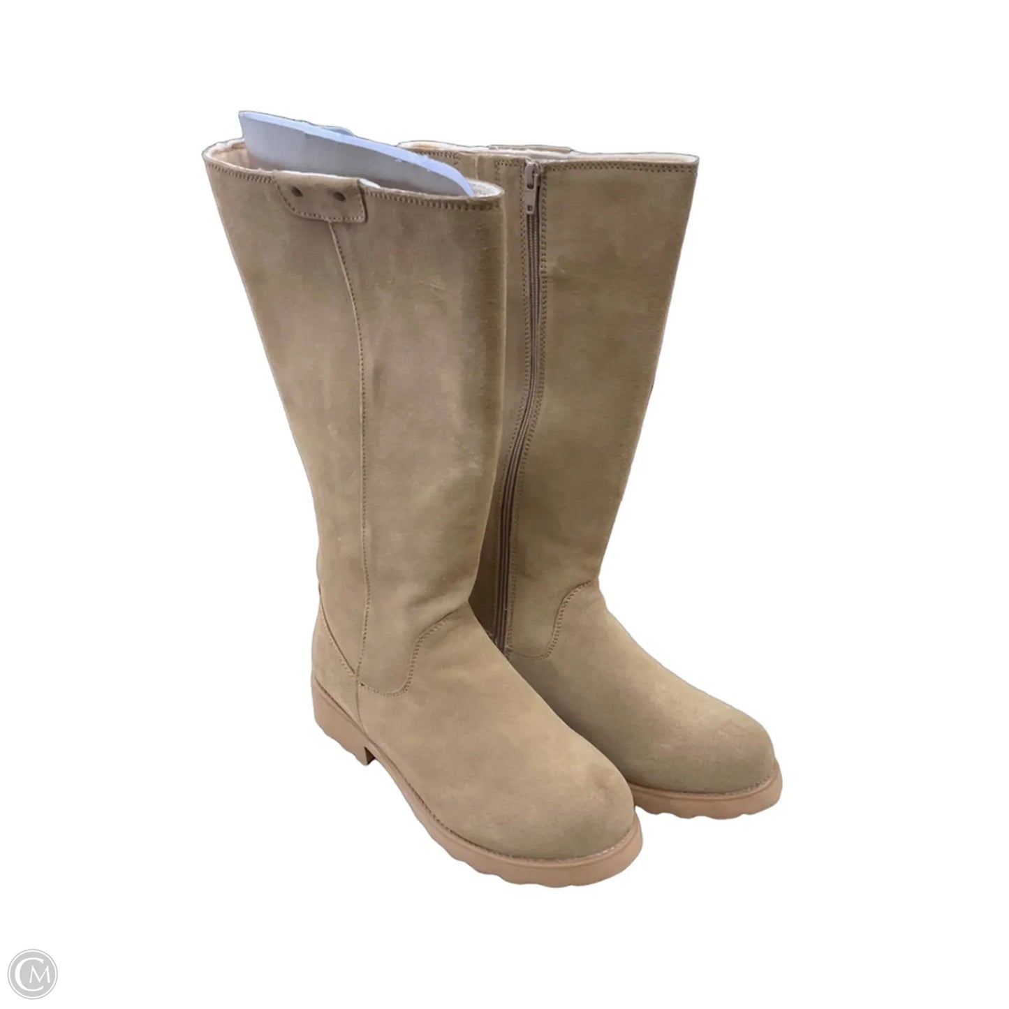 Boots Knee Flats By Bearpaw In Tan, Size: 11