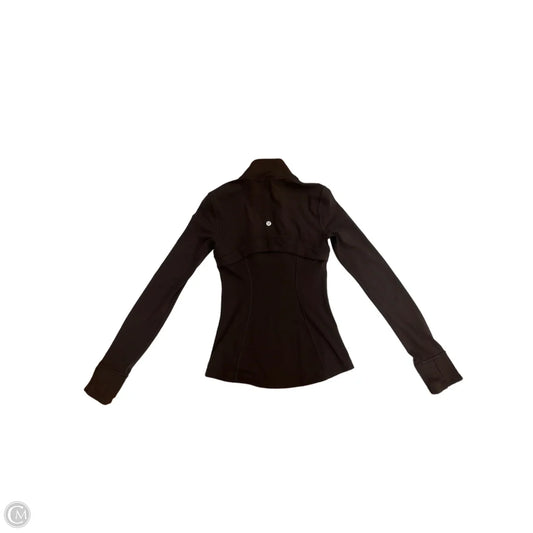 Athletic Jacket By Lululemon In Brown, Size: 2