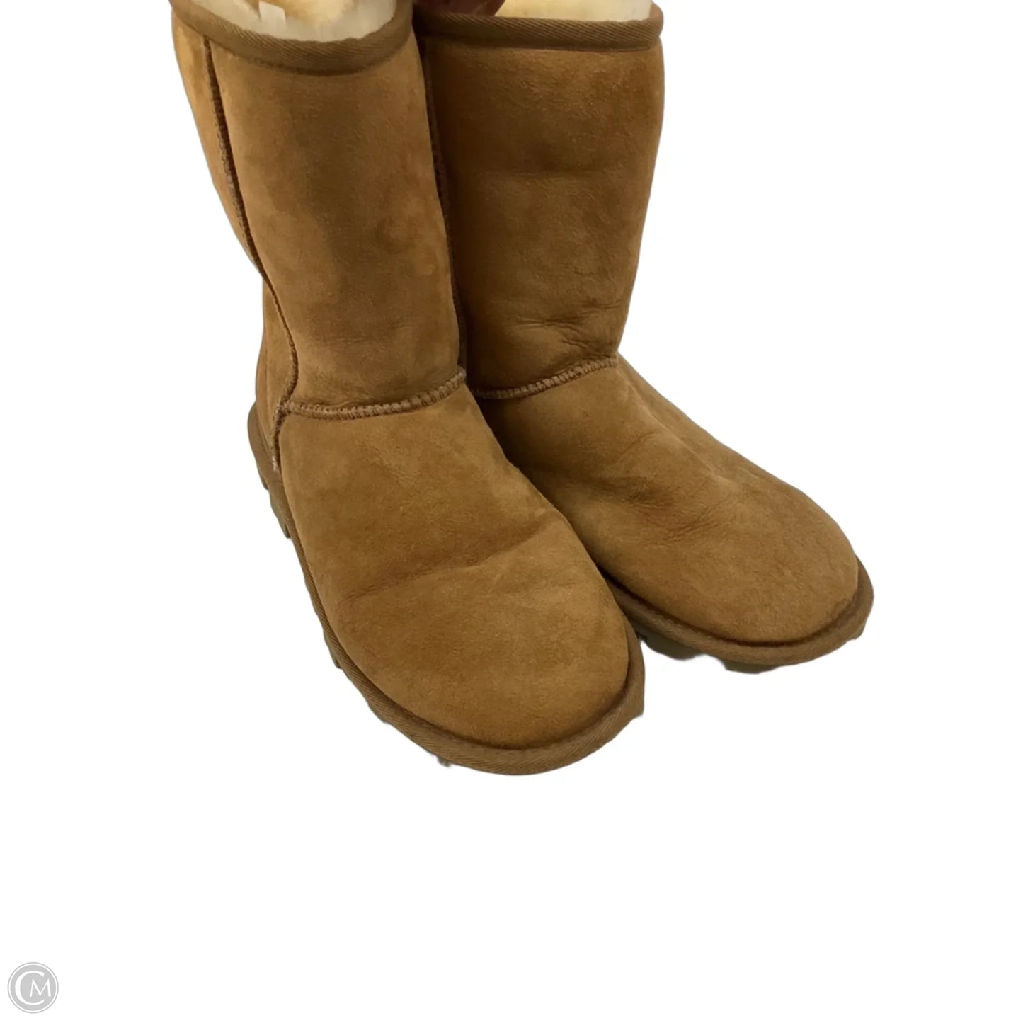 Boots Designer By Ugg In Brown, Size: 8