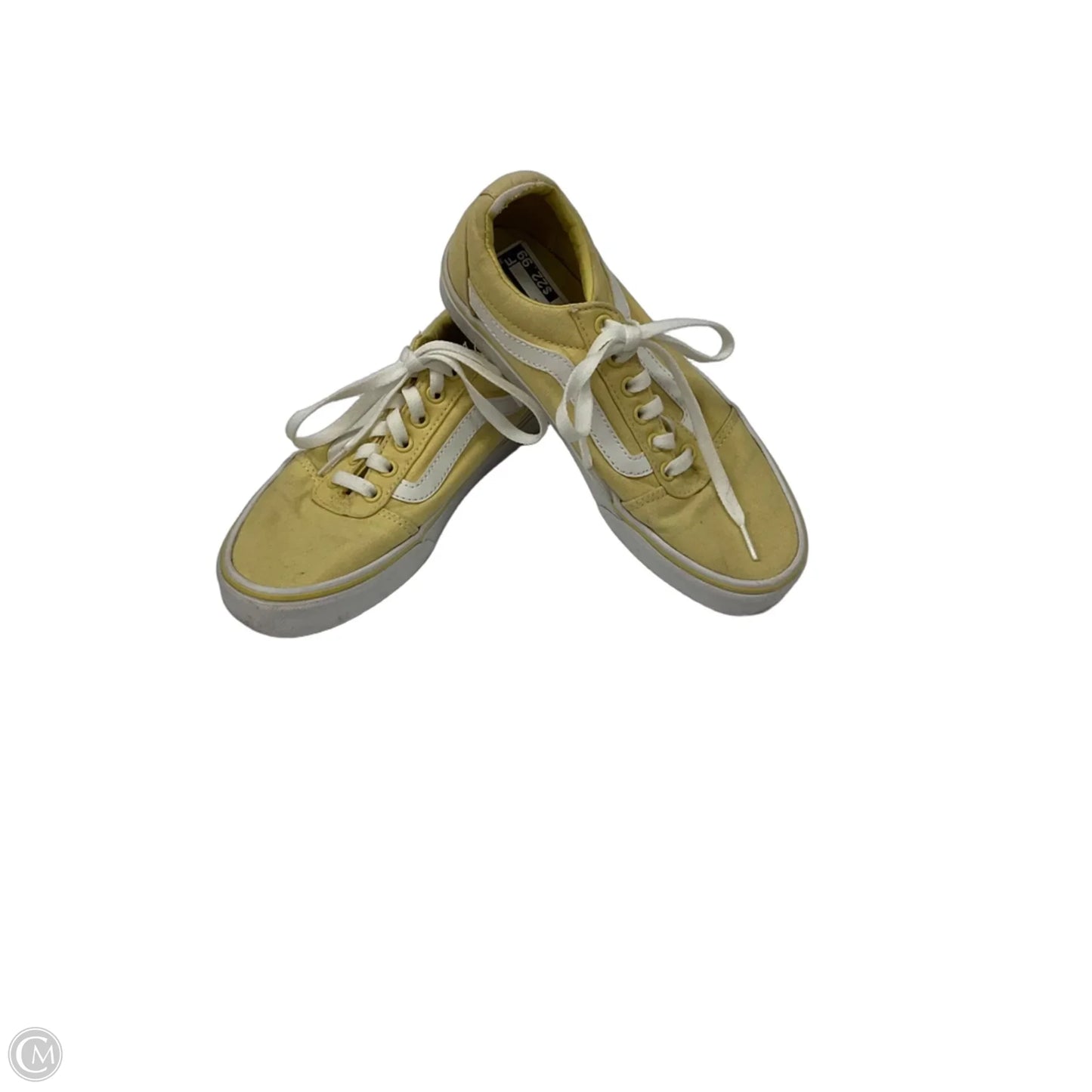 Shoes Sneakers By Vans In Yellow, Size: 7.5
