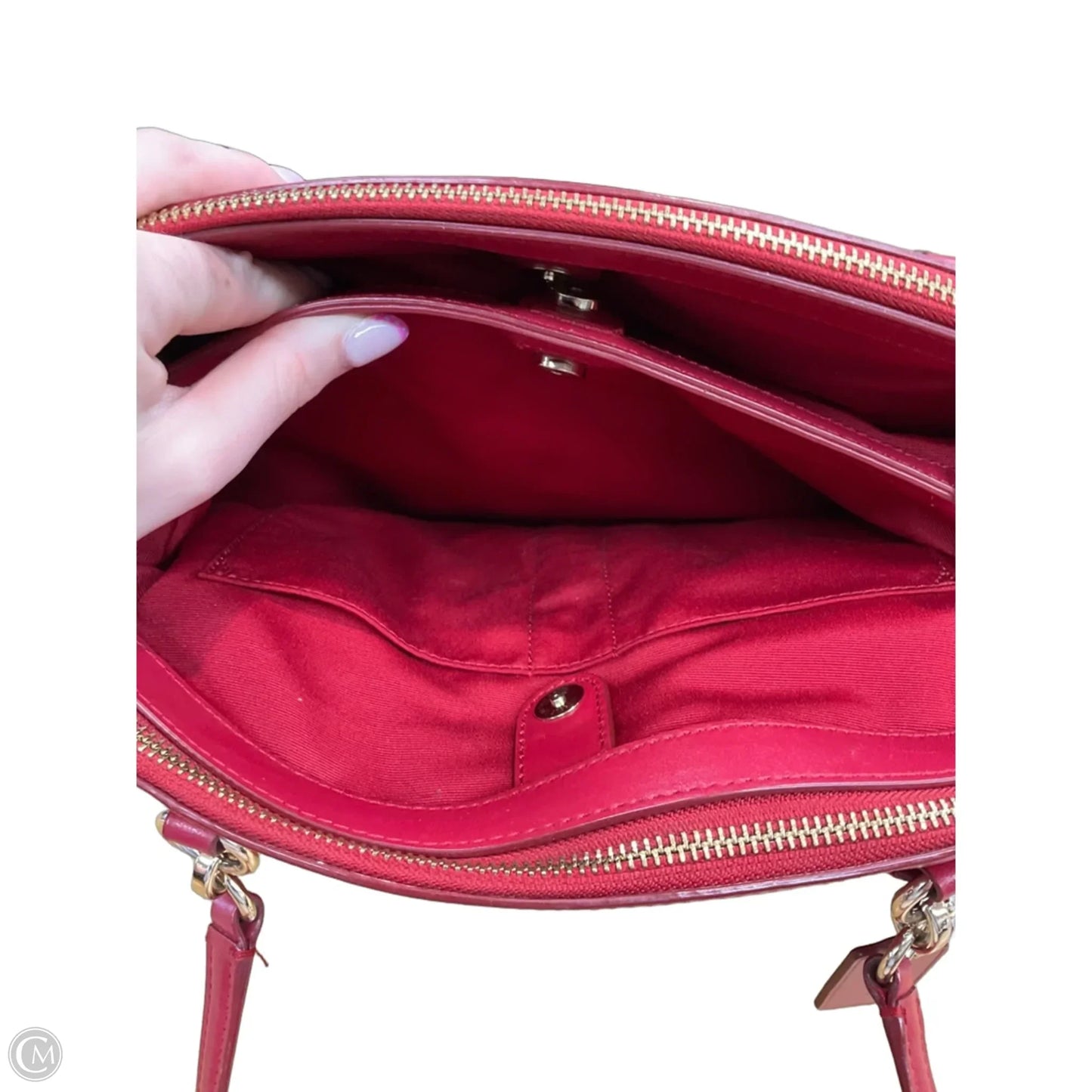 Handbag Designer By Coach, Size: Large