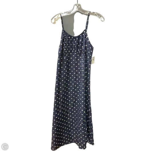 Dress Casual Midi By Clothes Mentor In Polkadot Pattern, Size: L