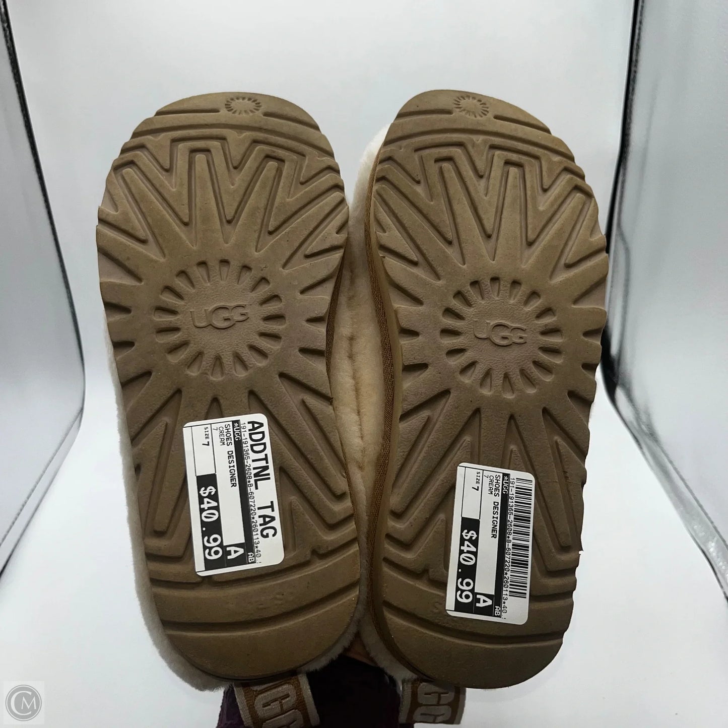 Shoes Designer By Ugg In Cream, Size: 7