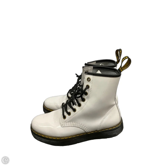 Boots Ankle Flats By Dr Martens In Black & White, Size: 6