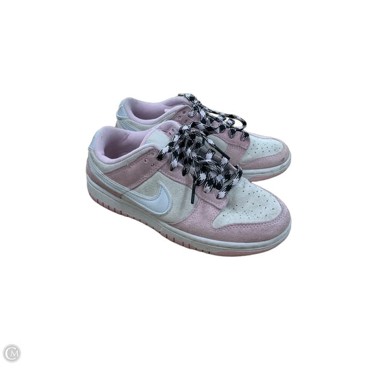 Shoes Sneakers By Nike In Pink & White, Size: 6.5