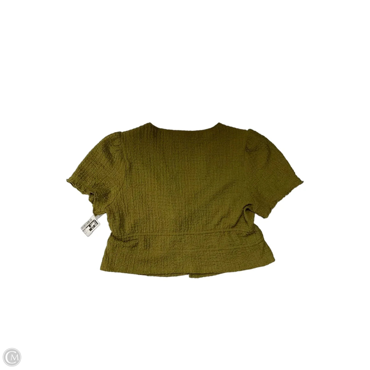 Top Short Sleeve By Divided In Green, Size: L
